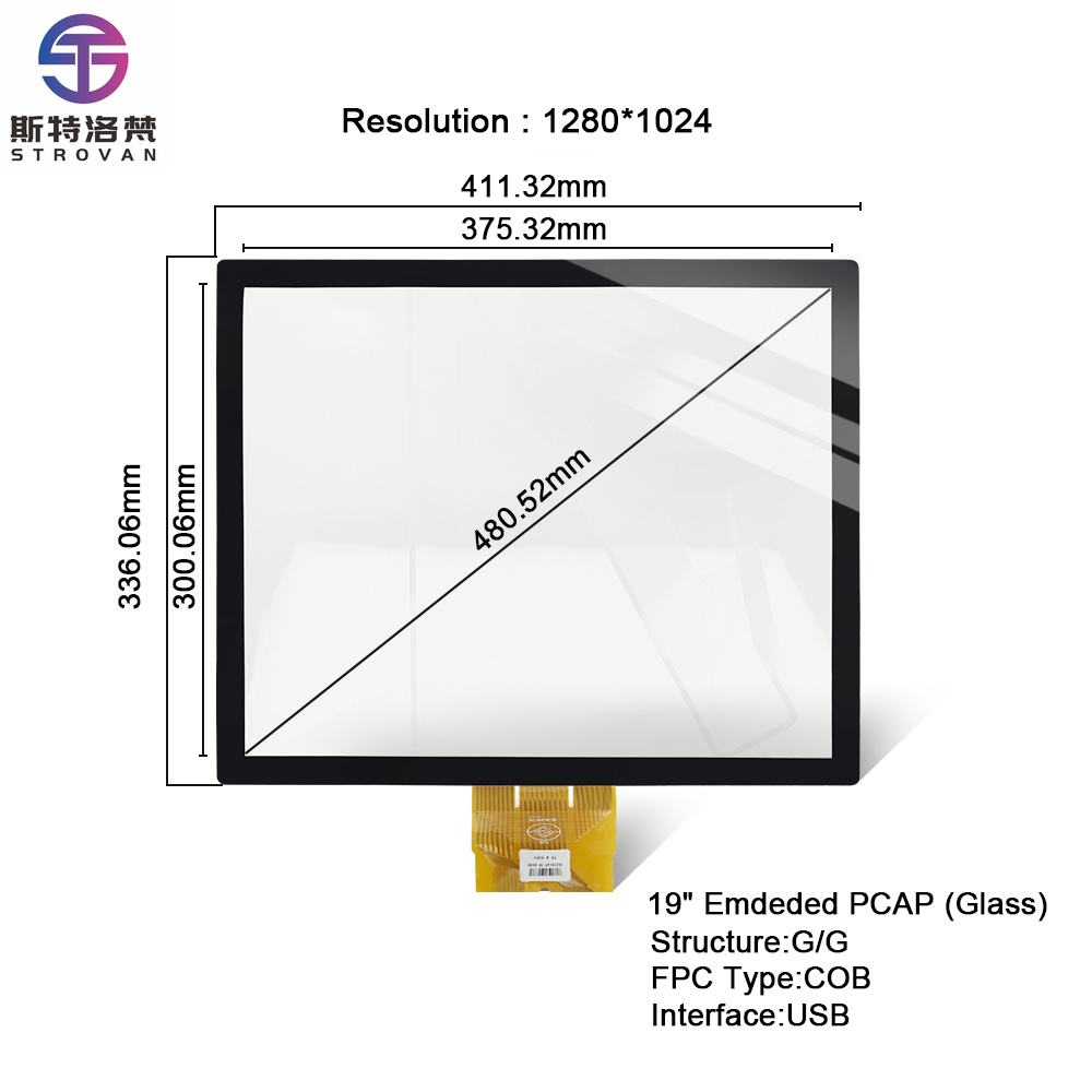 Touchscreen Glove Capacitive - Écran tactile capacitif industriel PCAP 19