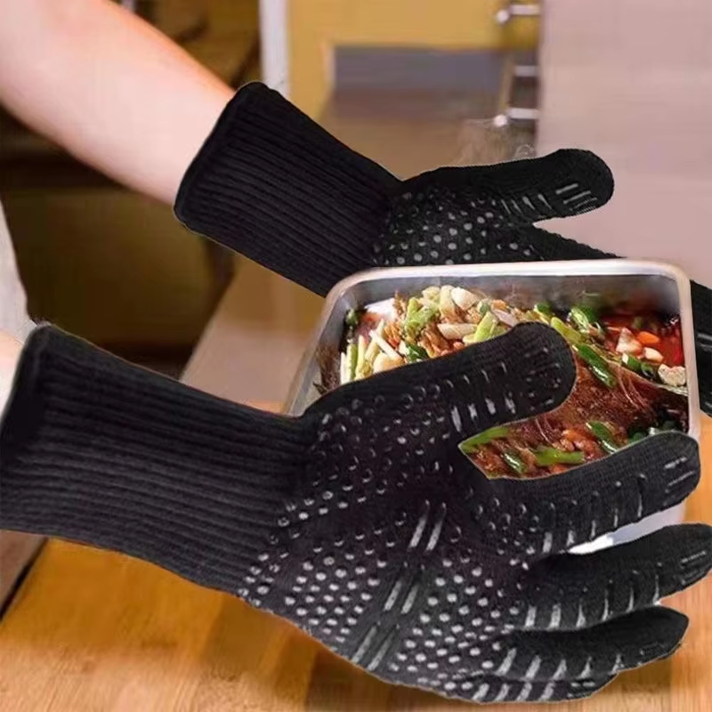 Oven Mitt Silicone - 1 paire de gants de four,