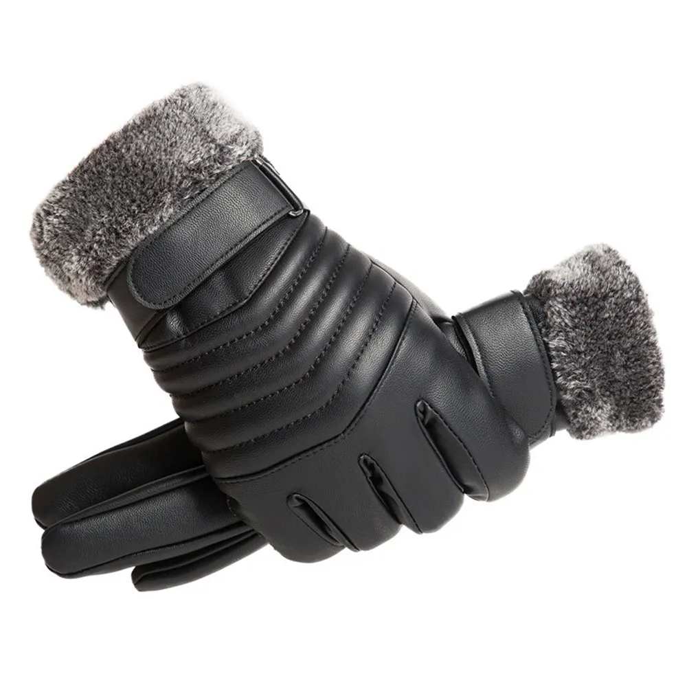 Gardening Glove Waterproof - Gants D'hiver HOMMES Fourrure Bouche En