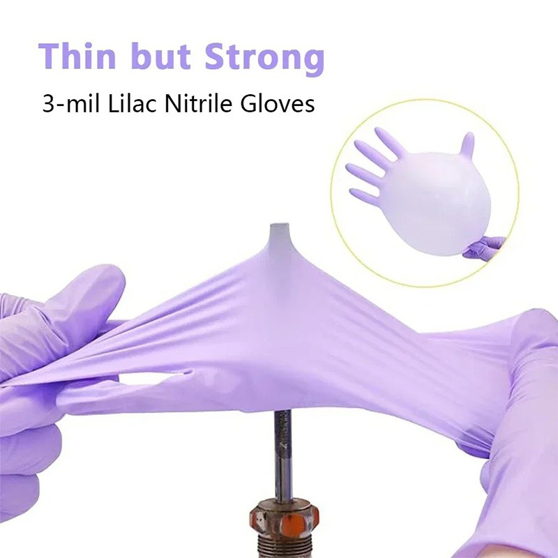 Gants en nitrile violets jetab - Exam Glove Nitrile avis et prix