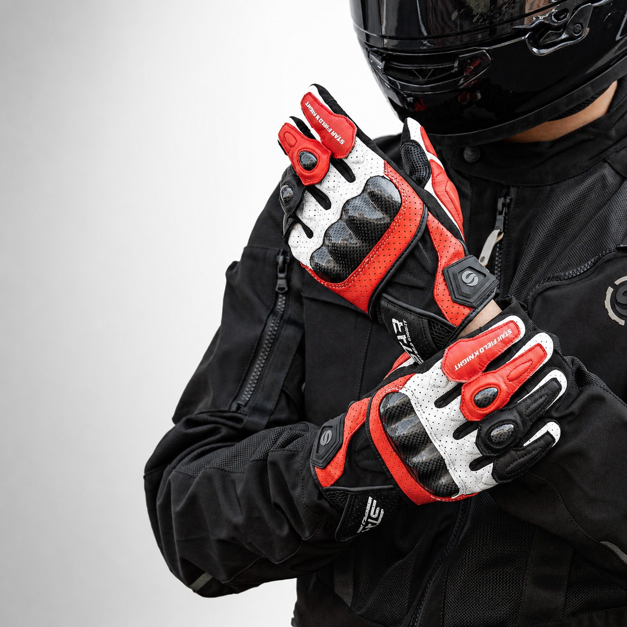 STAR FIELD KNIGHT SKG-580 Gant - Motorcycle Glove Knuckle avis et prix
