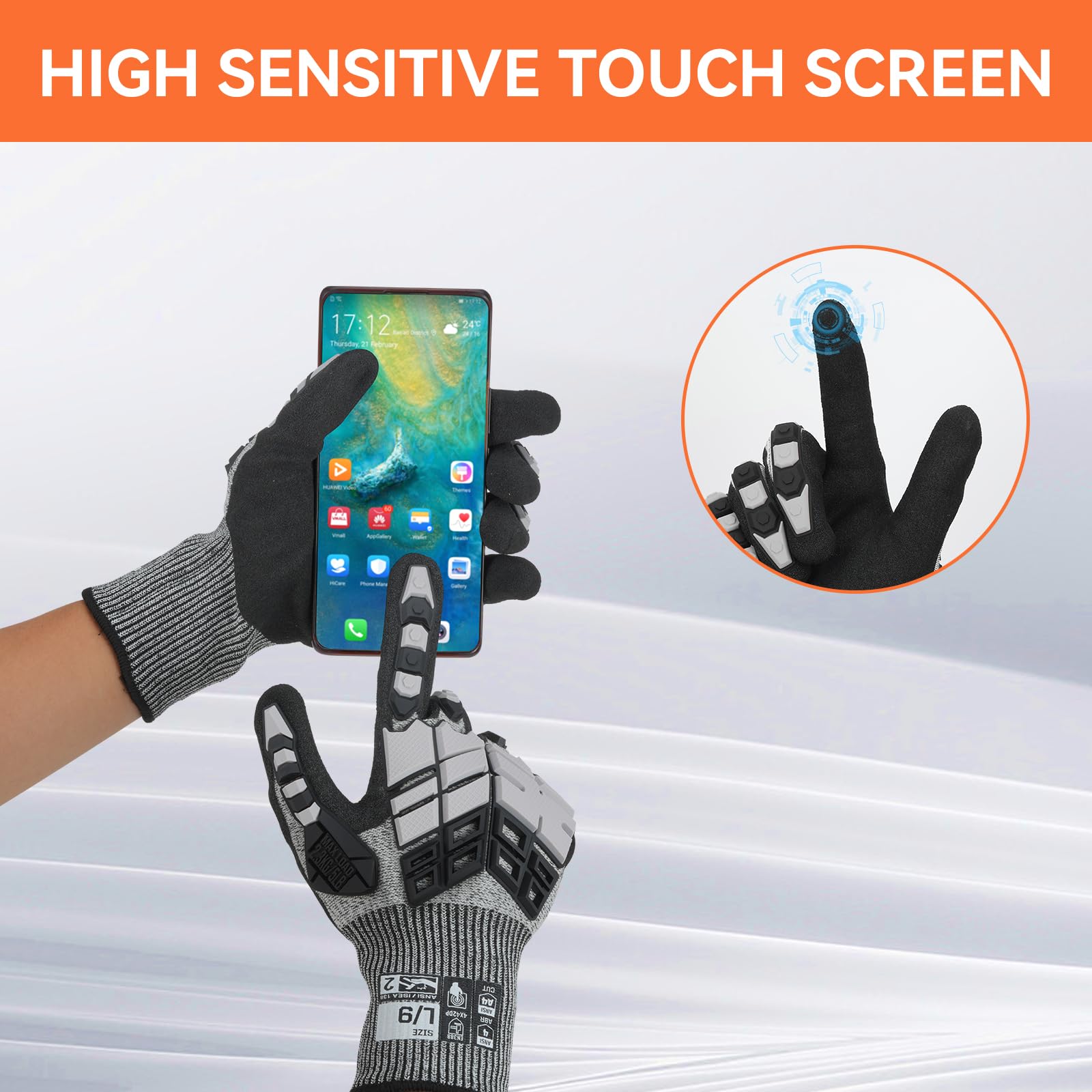 Gants anti-impact avec protect - Work Glove Impact avis et prix